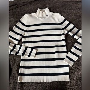 Lauren Ralph Lauren striped turtleneck sweater